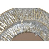 Vgspejl Home ESPRIT Gylden Metal Krystal Moderne 78 x 4,5 x 78 cm #9