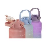 Vandflaske Home ESPRIT Bl Pink Turkisbl Syren polypropylen PET 2 L (3 enheder) #2