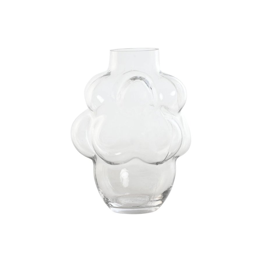 Vase Home ESPRIT Gennemsigtig Krystal 19 x 19 x 24 cm #1