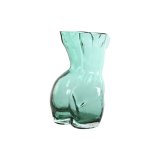 Vase Home ESPRIT Bl Grn Krystal 18 x 17 x 28 cm (2 enheder) #4