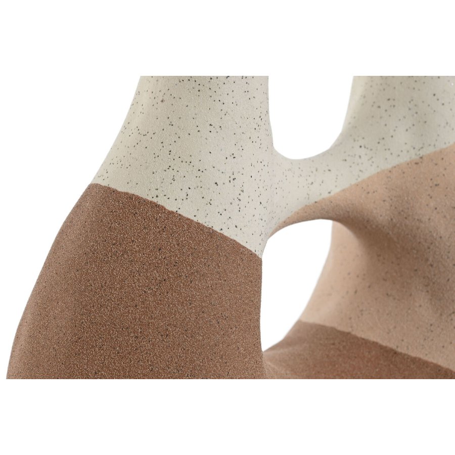 Vase Home ESPRIT Tricolour Keramik Abstrakt 24 x 11 x 21 cm #2