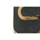 Vase Home ESPRIT Gr Gylden Stentj Abstrakt Moderne 19 x 19 x 45 cm #3