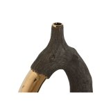 Vase Home ESPRIT Brun Gylden Stentj Moderne 20 x 8 x 31 cm #2