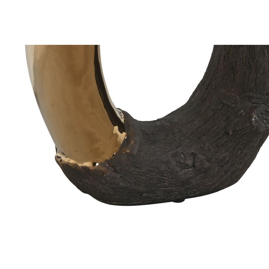 Vase Home ESPRIT Brun Gylden Stentj Moderne 20 x 8 x 31 cm #3