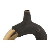 Vase Home ESPRIT Brun Gylden Stentj Moderne 29 x 9 x 33 cm #2