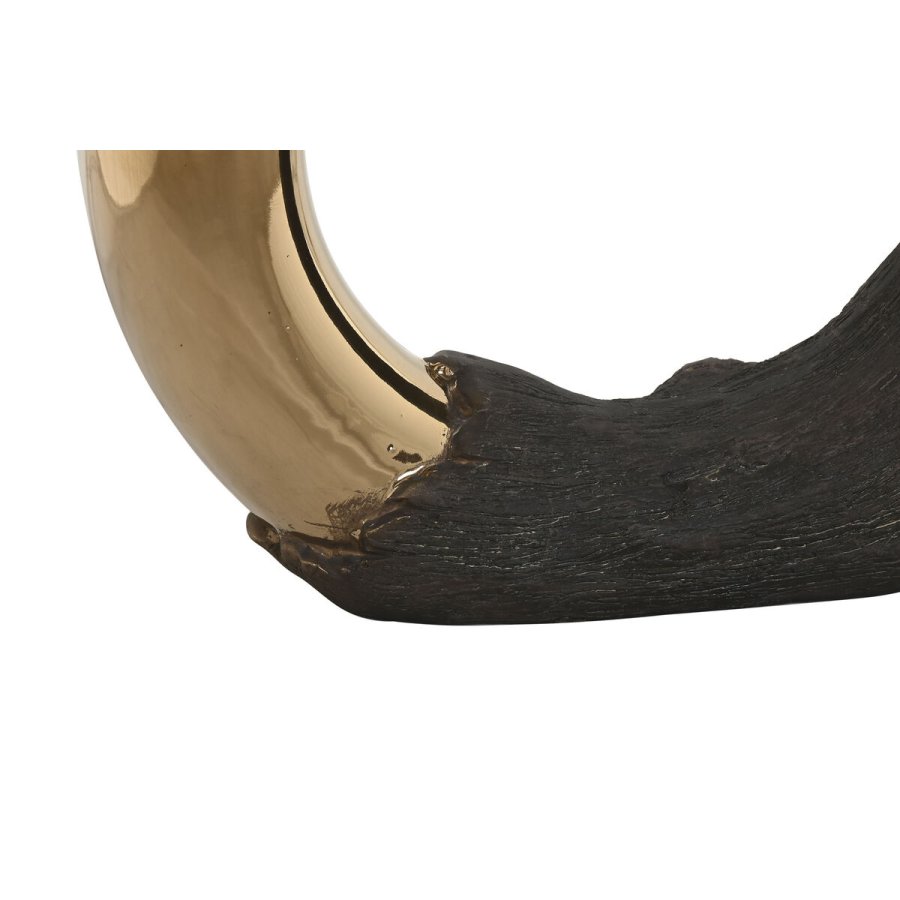 Vase Home ESPRIT Brun Gylden Stentj Moderne 29 x 9 x 33 cm #3