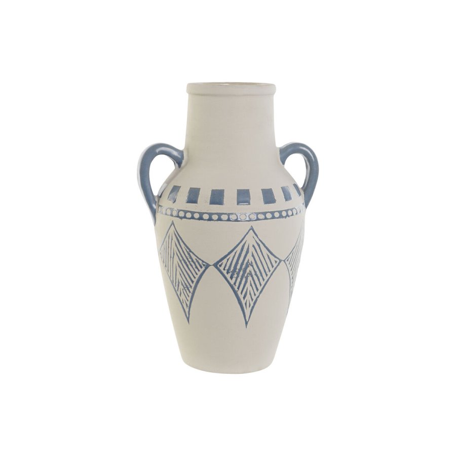 Vase Home ESPRIT Bl Brun Keramik Middelhavet 22 x 18 x 36,5 cm 22 x 18 x 35 cm #1