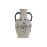Vase Home ESPRIT Bl Beige Keramik Middelhavet 15 x 15 x 25 cm #1