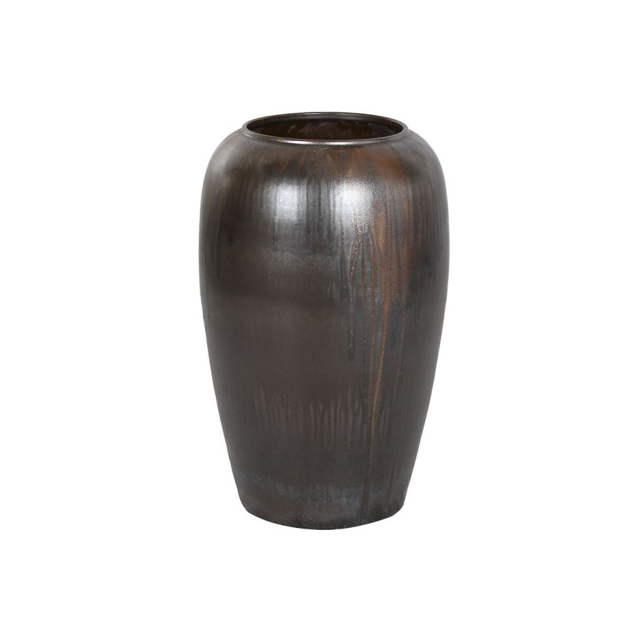 Vase Home ESPRIT M�rkebrun Keramik 38 x 38 x 60 cm #1