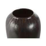 Vase Home ESPRIT M�rkebrun Keramik 16 x 16 x 31 cm #2
