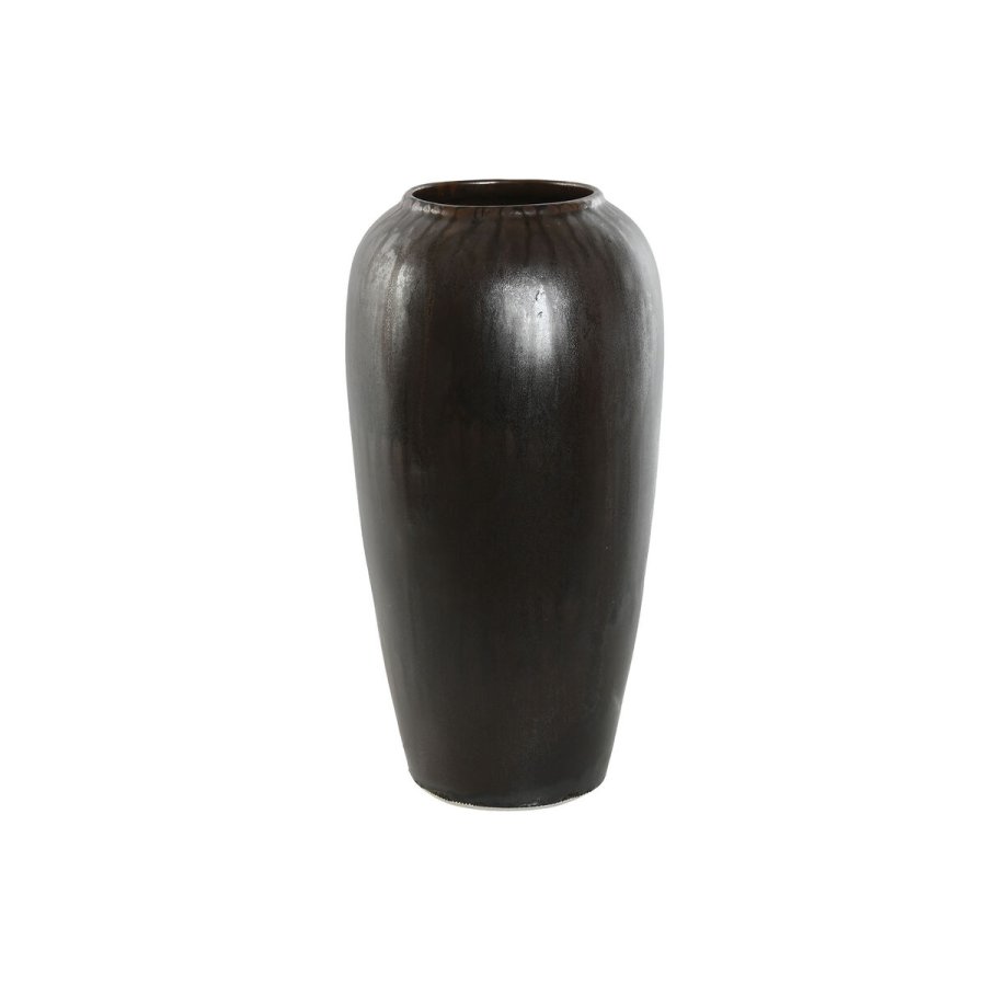 Vase Home ESPRIT M�rkebrun Keramik 16 x 16 x 31 cm #1