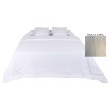 Sengetppe (vattppe) Home ESPRIT Hvid 180 x 260 cm #1