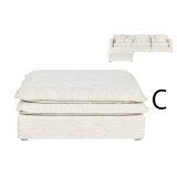 Sofamodul Home ESPRIT Beige 110 X 110 X 48 CM #2