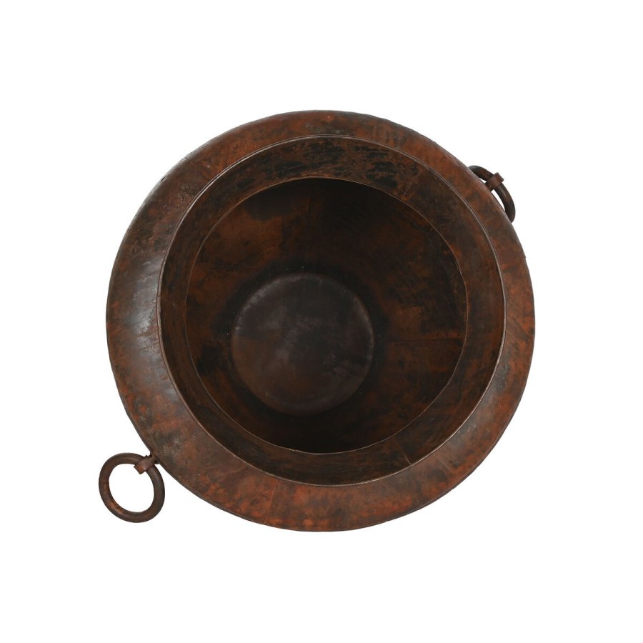 Vase Home ESPRIT M�rkebrun Jern 80 x 80 x 67 cm #4