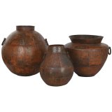 Vase Home ESPRIT M�rkebrun Jern 80 x 80 x 67 cm #6