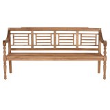 B�nk Home ESPRIT Natur Teak Kobberstik 200 x 65 x 101 cm #2