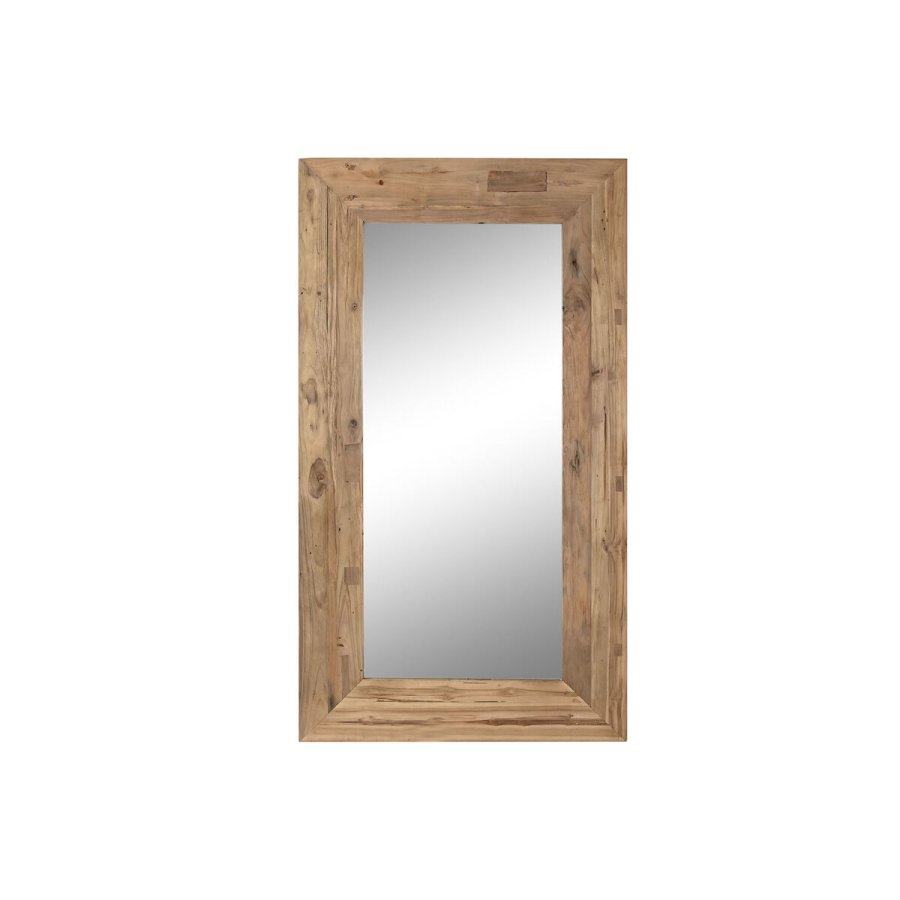 Fritst�ende spejl Home ESPRIT Natur Teak 100 x 7 x 180 cm #1