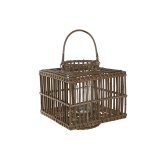Lyseholder Home ESPRIT Natur Krystal 35 x 35 x 35 cm #1