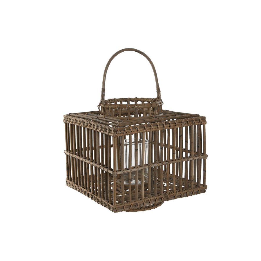 Lyseholder Home ESPRIT Natur Krystal 35 x 35 x 35 cm #1