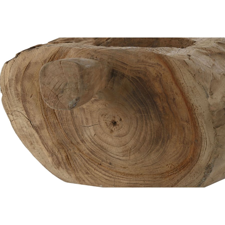 Lyseholder Home ESPRIT Natur Teak 30 x 25 x 15 cm #2