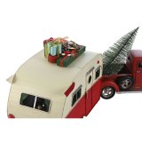 Julepynt Home ESPRIT Rd Campingvogn 73 x 19 x 28,5 cm #9