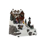 Julepynt Home ESPRIT Multifarvet Musical 24 X 23,5 X 25 cm #1