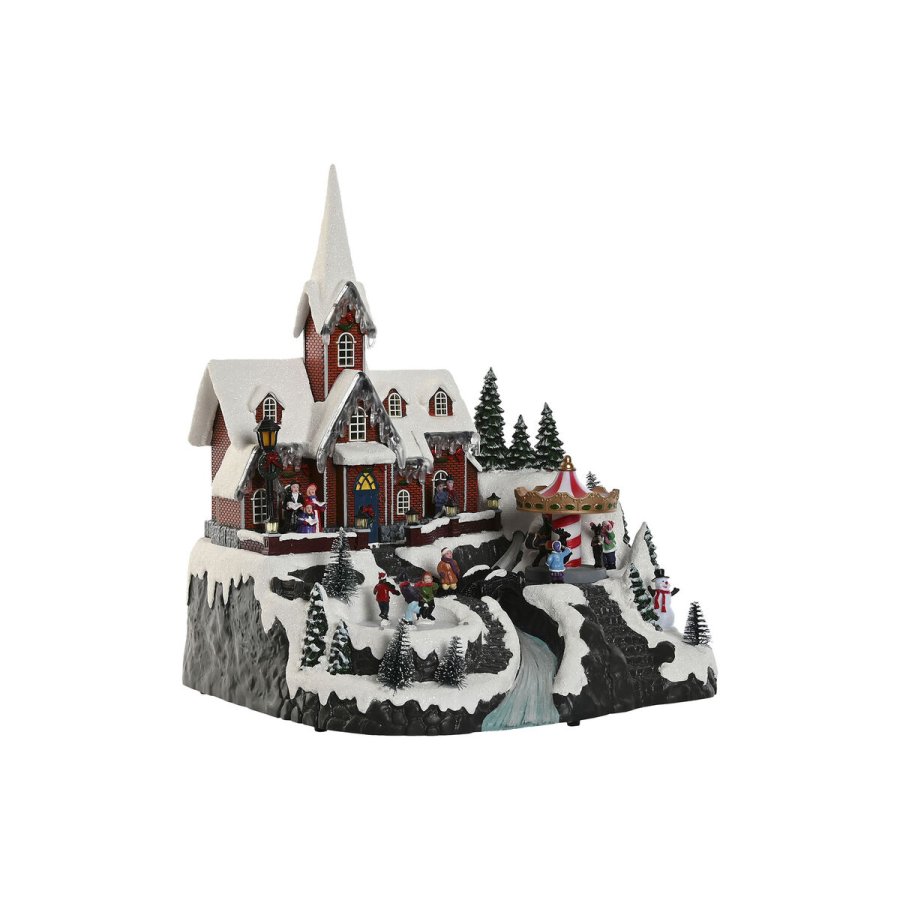 Julepynt Home ESPRIT Multifarvet Musical 33 X 31 X 38 cm #1