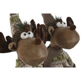 Julepynt Home ESPRIT Brun Grn Rensdyr 25 x 15 x 55 cm (2 enheder) #2