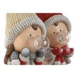 Julepynt Home ESPRIT Hvid Rd Beige 16,5 x 22 x 45 cm (2 enheder) #5