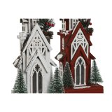 Julepynt Home ESPRIT Hvid Rd 16 x 14 x 63 cm (2 enheder) #5