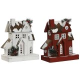 Julepynt Home ESPRIT Hvid Rd 26 x 14 x 32 cm (2 enheder) #13