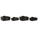 Bakkest Home ESPRIT Sort Gran 35 x 22 x 18 cm #1