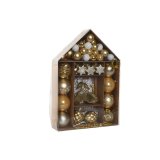 Julekugler Home ESPRIT Gylden Polyetylen 28 x 7 x 40 cm (70 piezas) #1