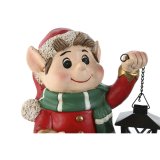 Julepynt Home ESPRIT Hvid Sort Rd Grn Alf 26 x 26 x 42 cm #9