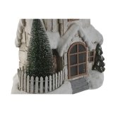 Lysdekoration Home ESPRIT Hvid Grn Natur Hus 35 x 20 x 51 cm #5