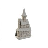 Lysdekoration Home ESPRIT Hvid Grn Natur Hus 35 x 20 x 51 cm #9