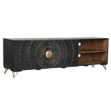 mbler Home ESPRIT Sort Metal Mangotr 160 x 40 x 50 cm #1