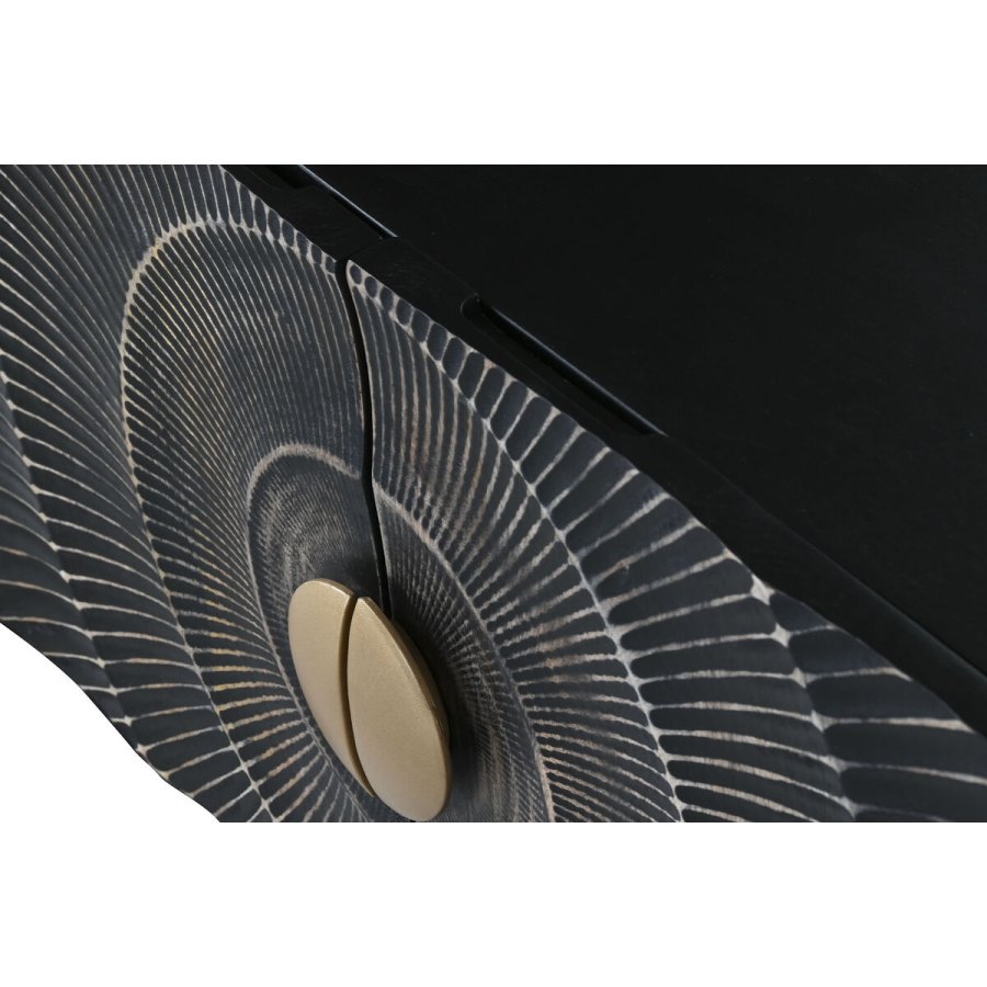 mbler Home ESPRIT Sort Metal Mangotr 160 x 40 x 50 cm #7