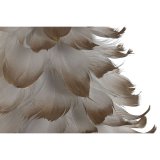 Juletr Home ESPRIT Hvid Gylden Pap Fjer 22 x 22 x 46 cm (2 enheder) #9