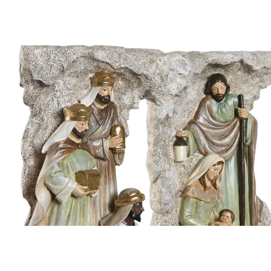 Betlehem dekoration Home ESPRIT Multifarvet Harpiks 19,5 x 11 x 31,5 cm (2 enheder) #5