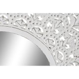 Vgspejl Home ESPRIT Hvid Indianer mand Afkldt 89 x 2 x 89 cm #9