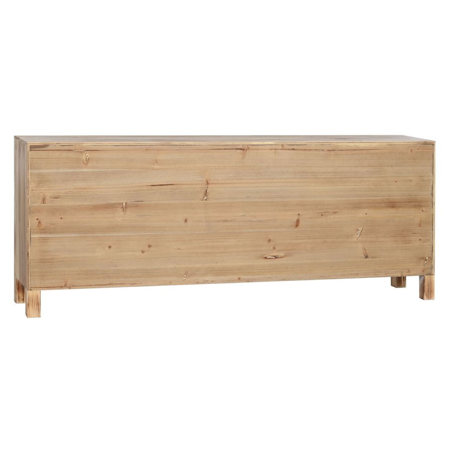 mbler Home ESPRIT Sort Natur Gran Tr MDF 130 x 24 x 51 cm #2