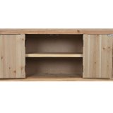 mbler Home ESPRIT Sort Natur Gran Tr MDF 130 x 24 x 51 cm #3