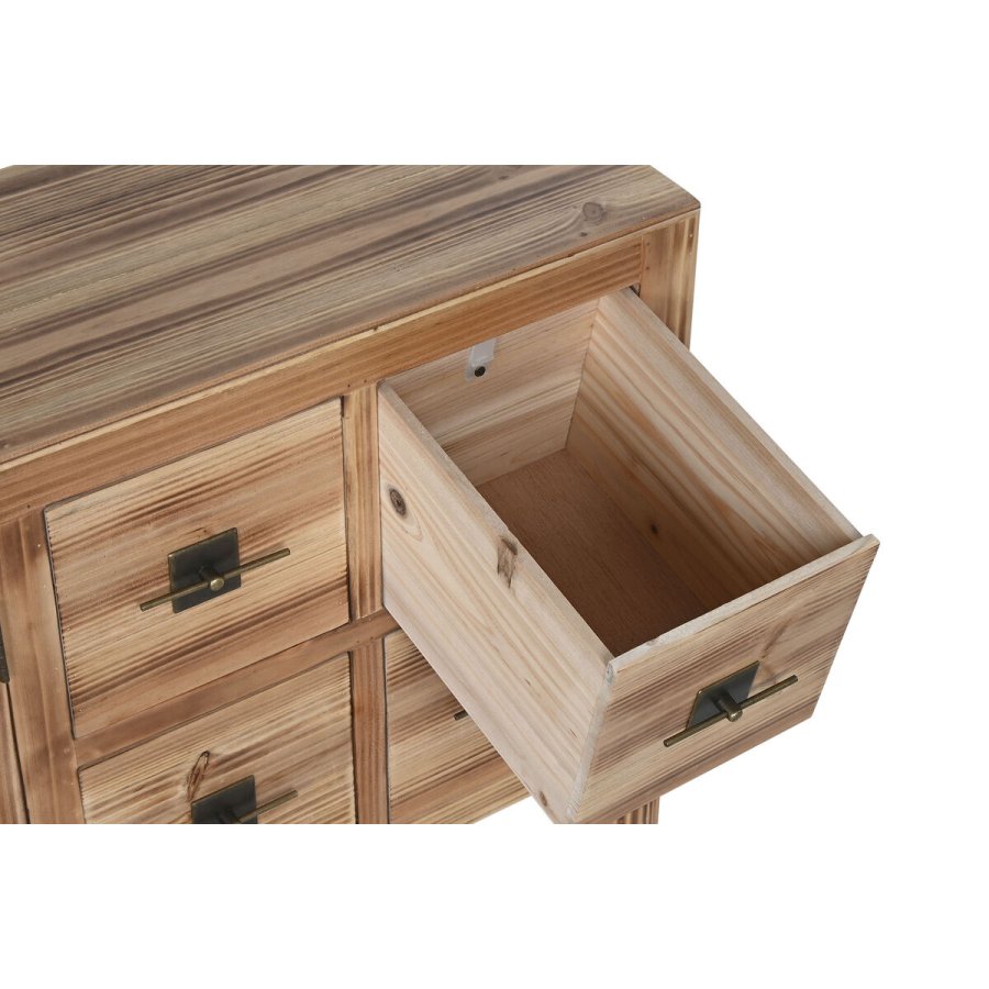 mbler Home ESPRIT Sort Natur Gran Tr MDF 130 x 24 x 51 cm #4