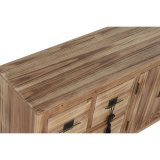 mbler Home ESPRIT Sort Natur Gran Tr MDF 130 x 24 x 51 cm #5
