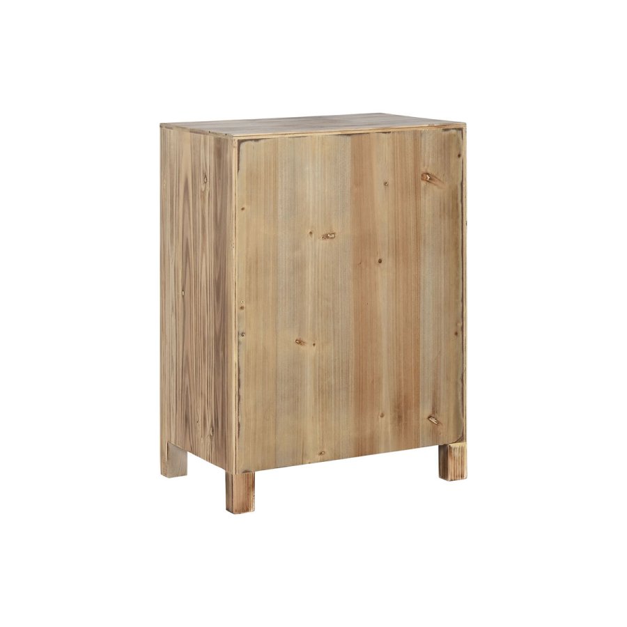 Natbord Home ESPRIT Sort Natur Gran Tr MDF 45 x 34 x 66 cm #5