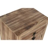 Natbord Home ESPRIT Sort Natur Gran Tr MDF 45 x 34 x 66 cm #17