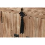 Natbord Home ESPRIT Sort Natur Gran Tr MDF 45 x 34 x 66 cm #21