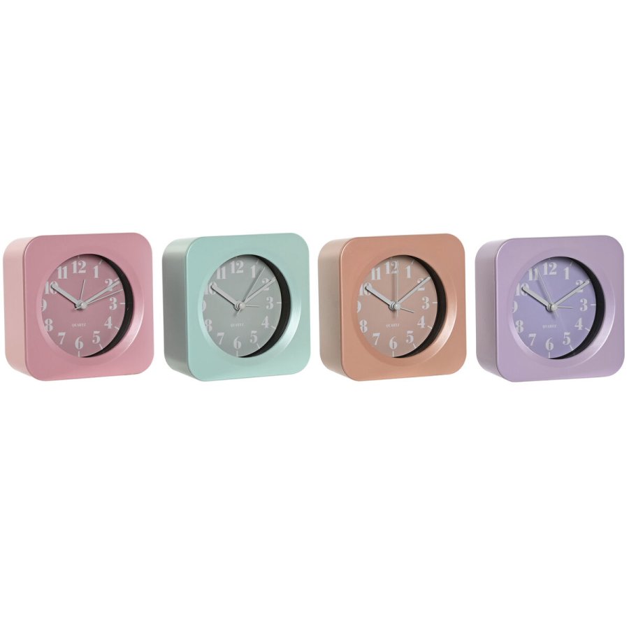 Namizna ura Home ESPRIT Grn Pink Koral Syren 11 x 4,7 x 11 cm #1