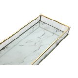 Bakkest Home ESPRIT Hvid Gylden Moderne 42 x 15 x 4 cm (2 enheder) #4